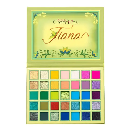 Paleta de sombras Beauty Creations Tiana, parte del maquillaje de Coquetas Makeup