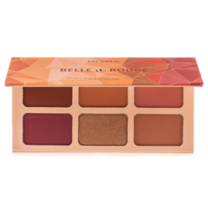 Paleta de rostro Moira Belle & Rouge con seis tonos de rubor
