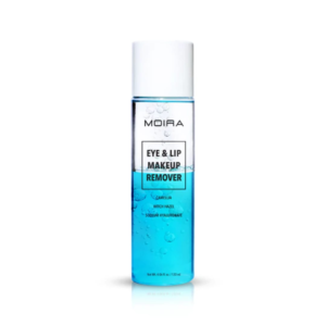 Desmaquillante de ojos y labios Moira en su frasco