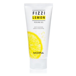 Gel exfoliante Moira Fizzi Lemon Peeling Gel en su envase