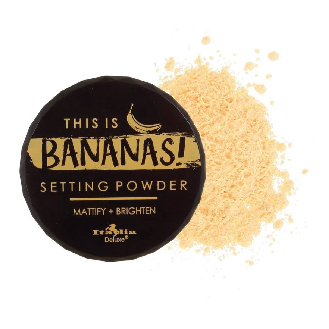 Polvo suelto banana de Italia Deluxe en su envase