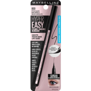Delineador de ojos negro a prueba de agua de Maybelline