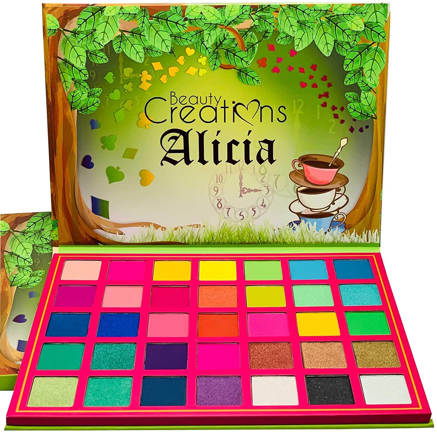 Paleta de sombras Beauty Creations Alicia de 35 colores