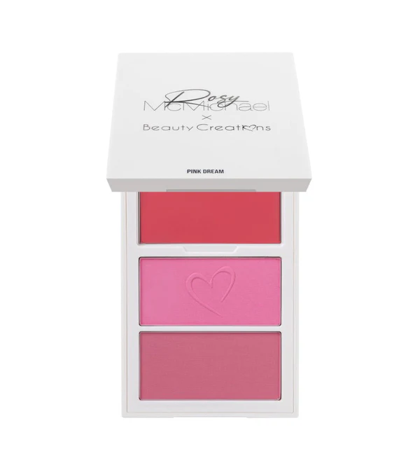 Trío de rubores Rosy McMichael x Beauty Creations Pink Dream