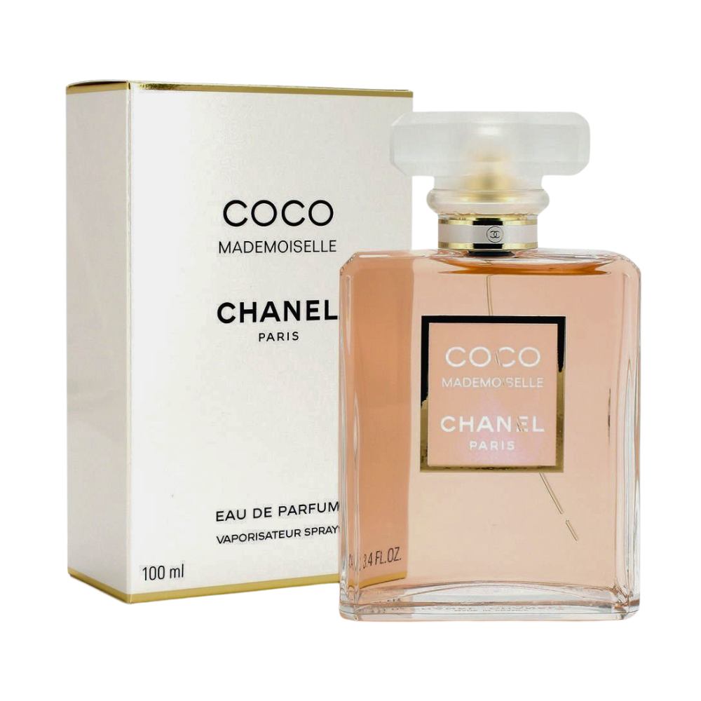 Frasco de Chanel Coco Mademoiselle, perfume de mujer disponible en Coquetas Makeup