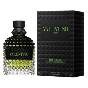 Frasco de Valentino Uomo Born in Roma Green Stravaganza Eau de Toilette 100 ml