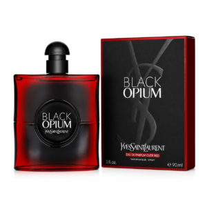 Frasco de Yves Saint Laurent Black Opium Over Red Eau de Parfum 90 ml