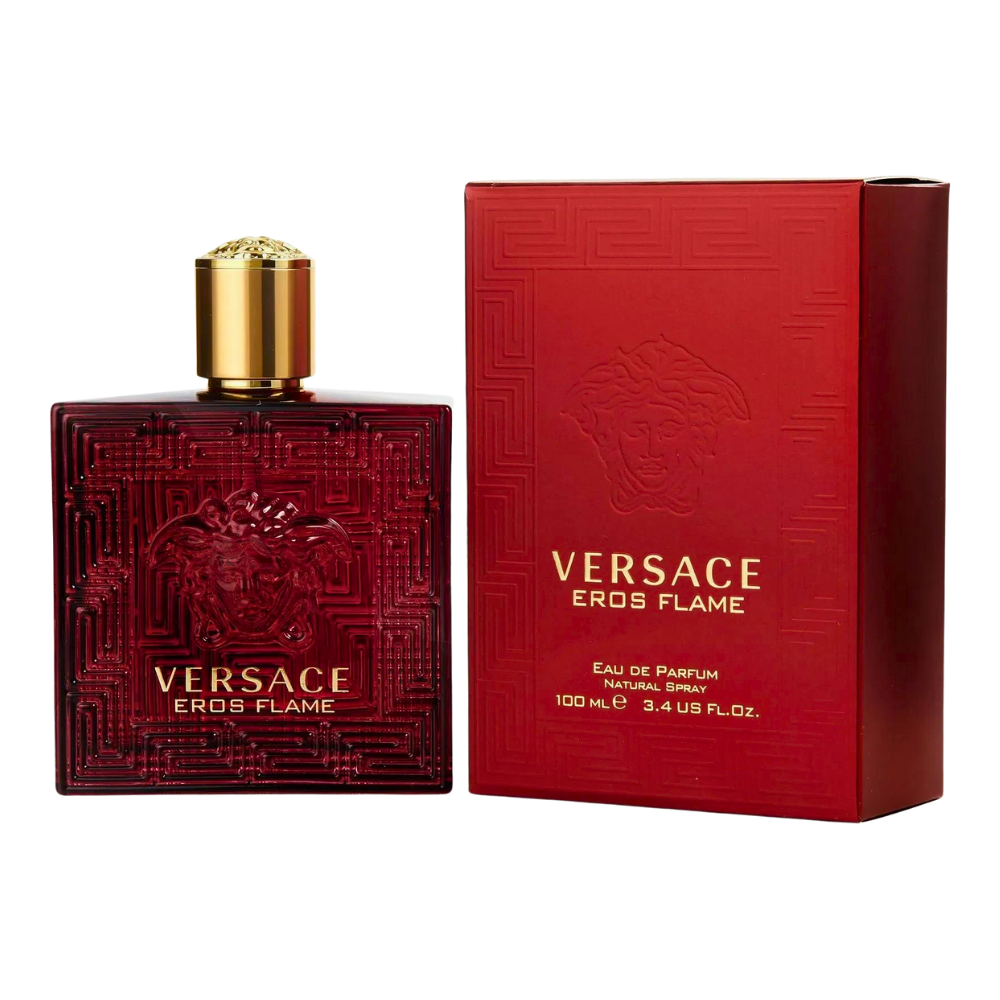 Frasco de Versace Eros Flame Eau de Parfum 100 ml