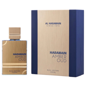 Frasco de Al Haramain Amber Oud Bleu Edition Eau de Parfum 100 ml