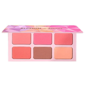 Paleta de rostro Moira Blossom & Adore abierta mostrando sus tonos