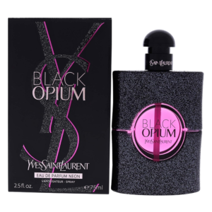 Frasco de Yves Saint Laurent Black Opium Neon Eau de Parfum 75 ml