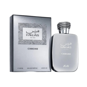 Frasco de Rasasi Hawas Chrome For Him Eau de Parfum 100 ml