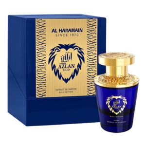 Frasco de Al Haramain Azlan Oud Bleu Edition Eau de Parfum 100 ml