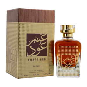 Frasco de Nusuk Amber Oud Eau de Parfum 100 ml