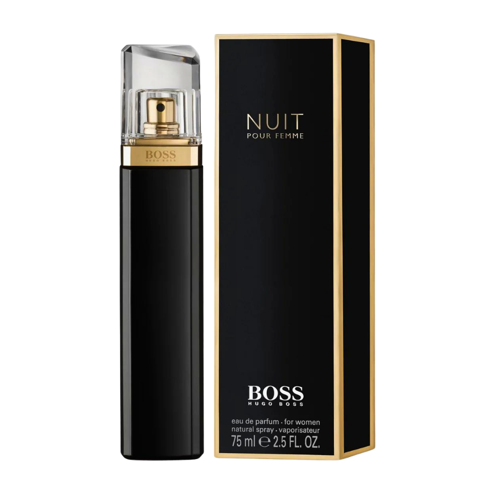 Frasco de Hugo Boss Nuit Pour Femme Eau de Parfum 75 ml