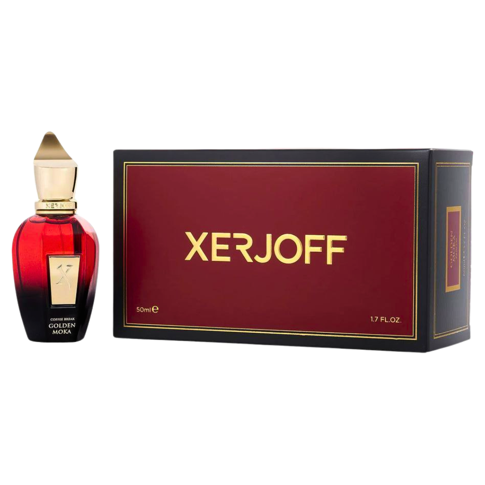 Frasco de Xerjoff Golden Moka Parfum 50 ml