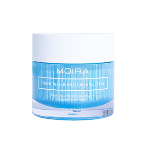 Crema hidratante Moira Atomic Water en su envase