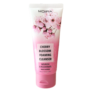 Limpiador en espuma Moira Cherry Blossom en su envase