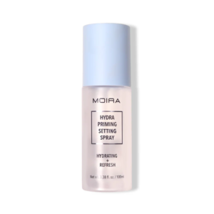 Spray Moira Hydra Priming en su envase con atomizador