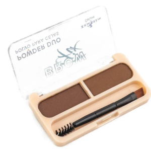 Dúo de polvo para cejas Italia Deluxe en su estuche