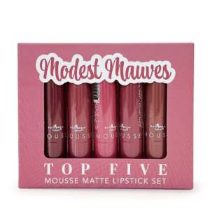 Set de labiales Italia Deluxe Top Five Modest Mauves