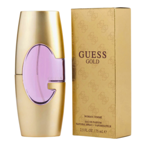 Frasco de Guess Gold For Women Eau de Parfum 75 ml