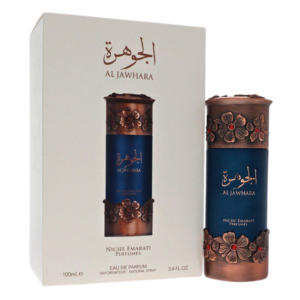 Frasco de Lattafa Niche Emarati Al Jawhara Eau de Parfum 100 ml