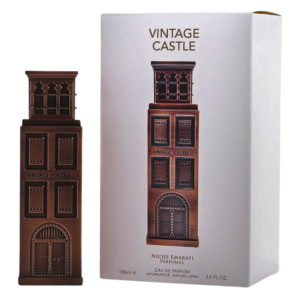 Frasco de Lattafa Niche Emarati Vintage Castle Eau de Parfum 100 ml