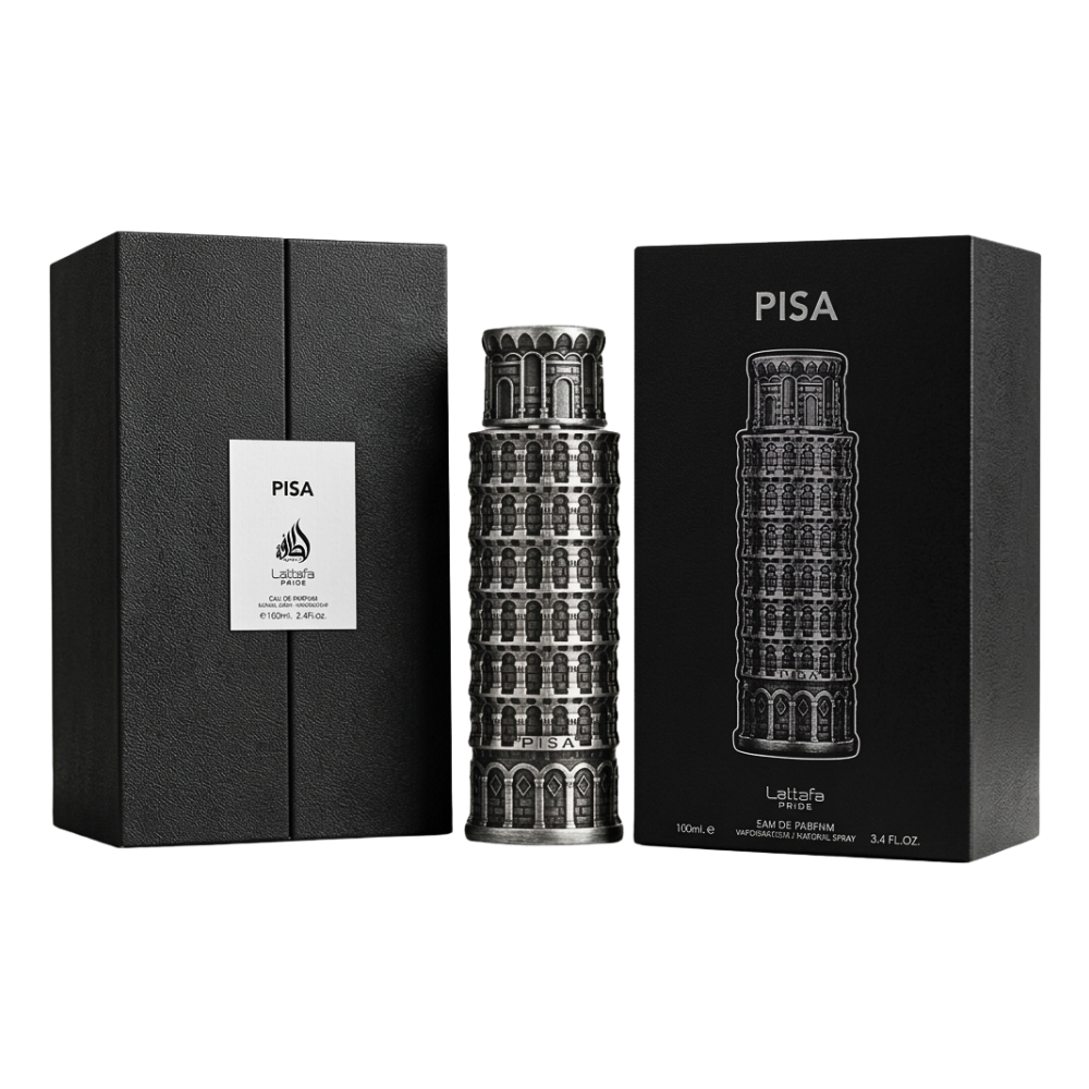Frasco de Lattafa Pride Pisa Eau de Parfum 100 ml