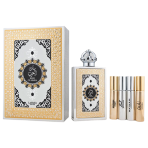 Frasco de Lattafa Pride King of Arabia Eau de Parfum 100 ml