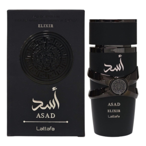 Frasco de Lattafa Asad Elixir Eau de Parfum 100 ml