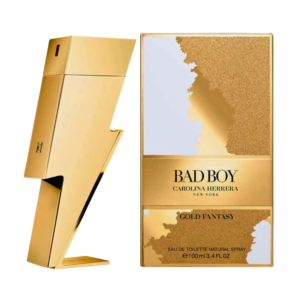 Frasco de Carolina Herrera Bad Boy Gold Fantasy Eau de Toilette 100 ml