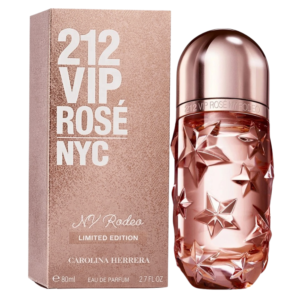 Frasco de Carolina Herrera 212 VIP Rose Rodeo Eau de Parfum 80 ml