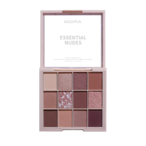 Paleta de pigmentos prensados Moira Essential Nudes abierta