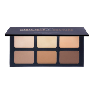 Paleta de rostro Moira Highlight and Contour abierta