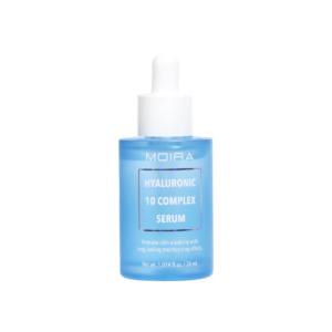 Frasco del sérum facial Moira Hyaluronic 10 Complex
