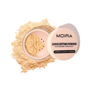 Envase del polvo suelto fijador Moira Loose Setting Powder