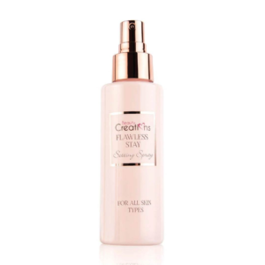 Envase del spray fijador Beauty Creations Flawless
