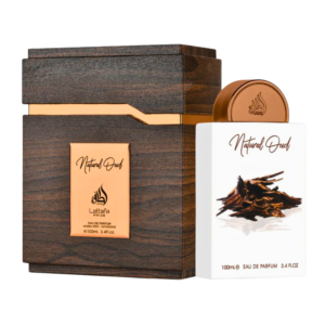 Frasco de Lattafa Natural Oud Eau de Parfum 100 ml