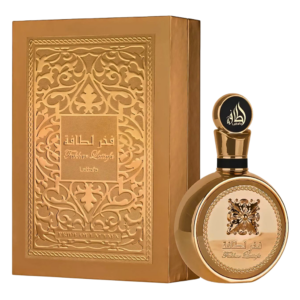 Frasco de Lattafa Fakhar Extrait Gold Eau de Parfum 100 ml