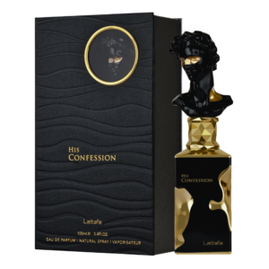 Frasco de Lattafa His Confession Eau de Parfum 100 ml