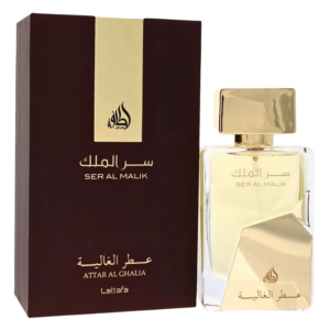 Frasco de Lattafa Ser Al Malik Attar Al Ghalia Eau de Parfum 100 ml