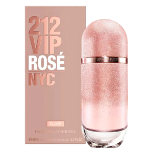 Frasco de Carolina Herrera 212 VIP Rose Elixir Eau de Parfum 80 ml