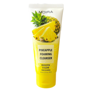 Envase del limpiador espumoso Moira Brighten and Glow