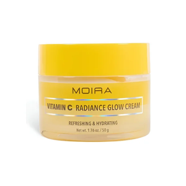 Envase de la crema iluminadora Moira con vitamina C