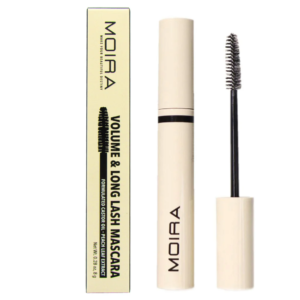 Envase de la máscara de pestañas Moira Volume & Long 001