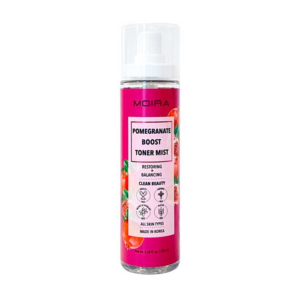 Envase de la bruma tónica Moira Pomegranate Boost