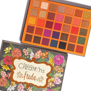 Paleta de sombras Beauty Creations Fryda abierta con sus 35 tonos